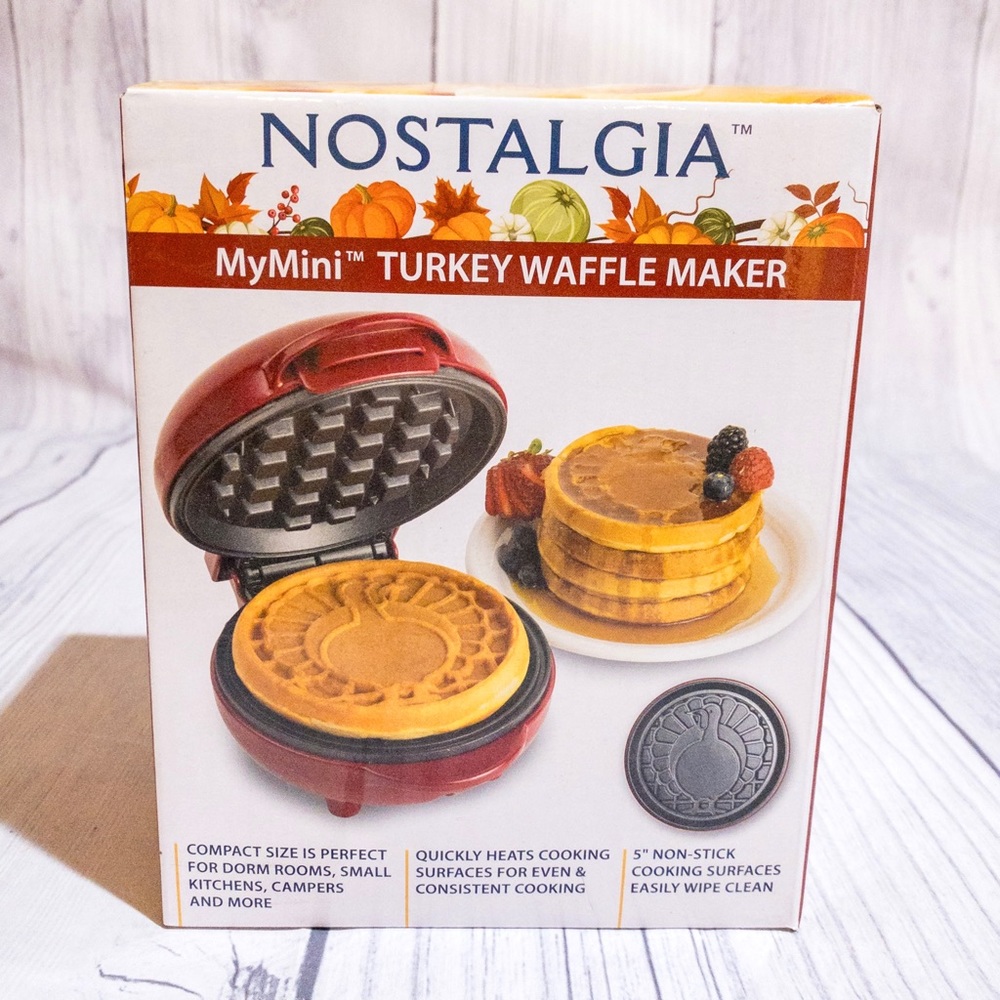 ‼️SOLD‼️ Nostalgia MyMini Turkey Waffle Maker